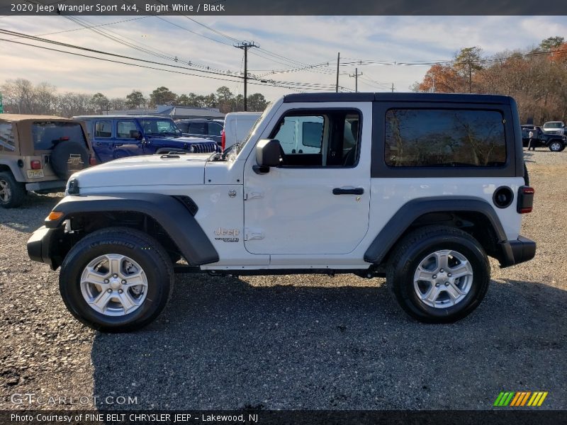 Bright White / Black 2020 Jeep Wrangler Sport 4x4