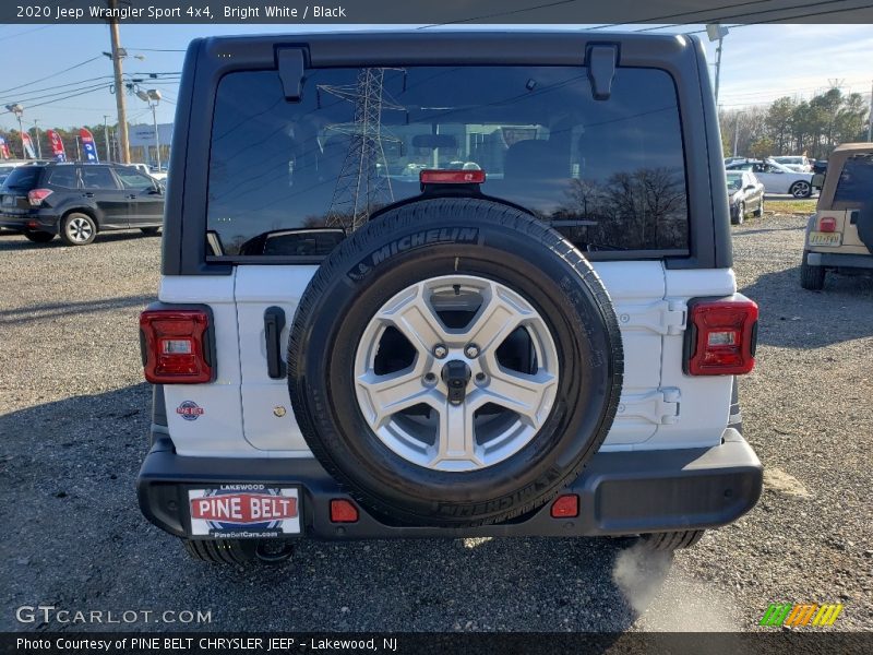 Bright White / Black 2020 Jeep Wrangler Sport 4x4