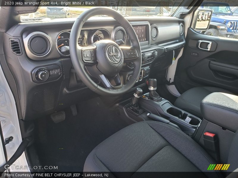 Bright White / Black 2020 Jeep Wrangler Sport 4x4