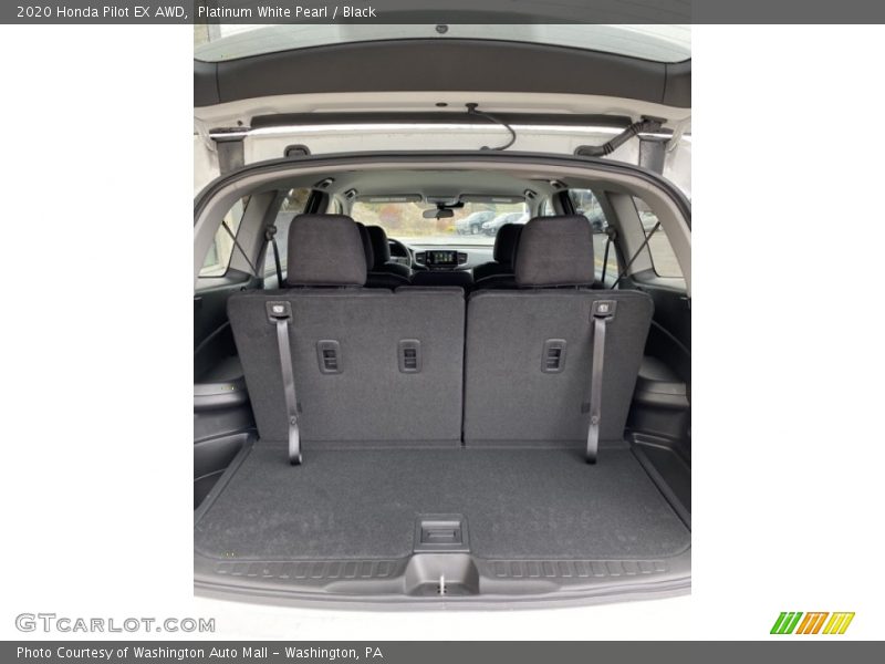 Platinum White Pearl / Black 2020 Honda Pilot EX AWD