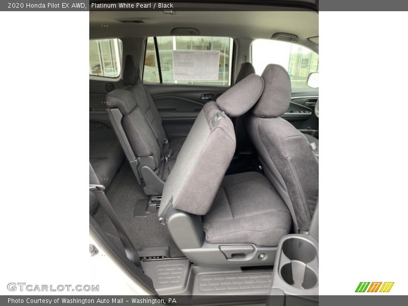 Platinum White Pearl / Black 2020 Honda Pilot EX AWD