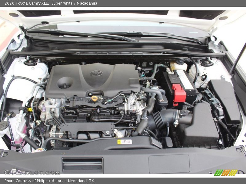 Super White / Macadamia 2020 Toyota Camry XLE