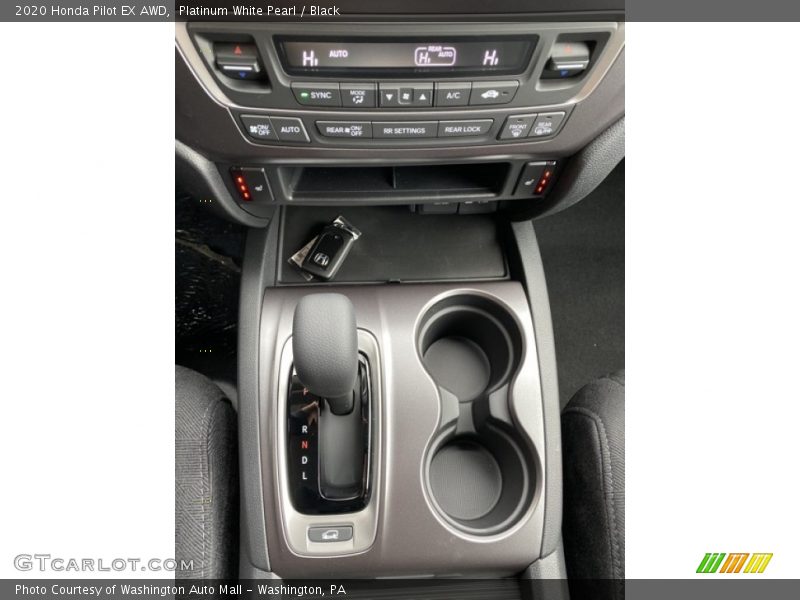 Platinum White Pearl / Black 2020 Honda Pilot EX AWD