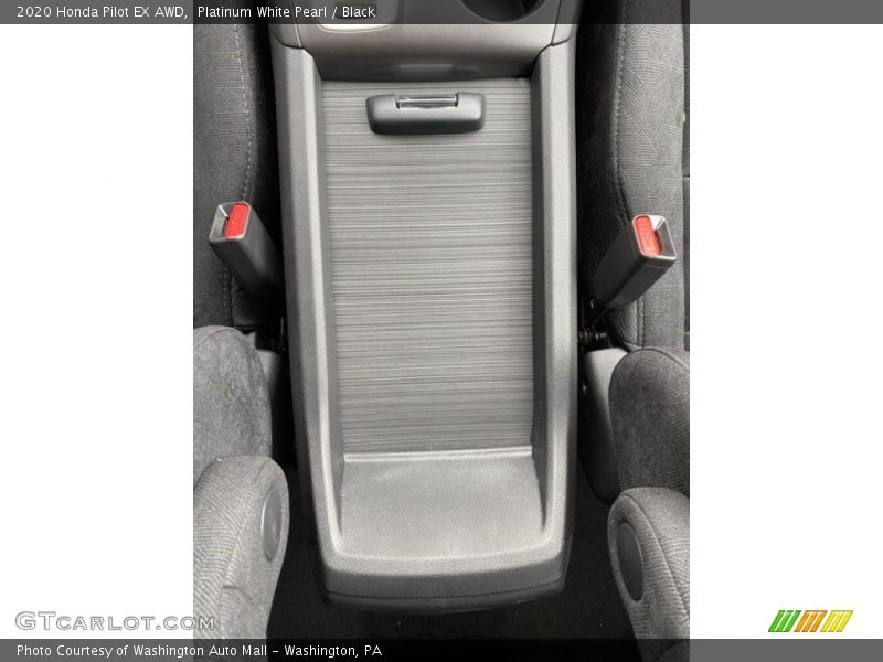Platinum White Pearl / Black 2020 Honda Pilot EX AWD