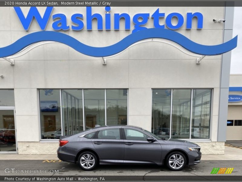 Modern Steel Metallic / Gray 2020 Honda Accord LX Sedan