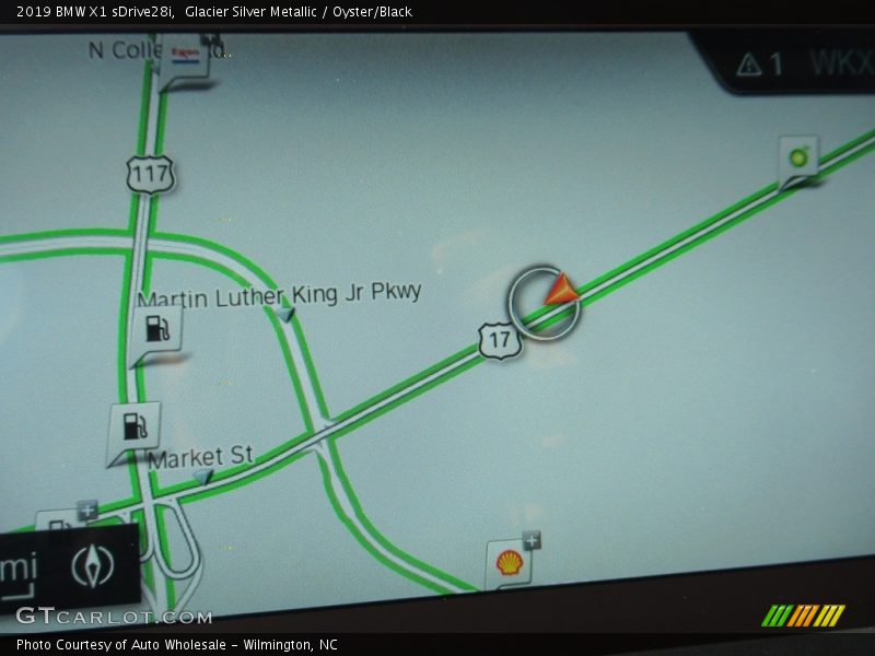 Glacier Silver Metallic / Oyster/Black 2019 BMW X1 sDrive28i