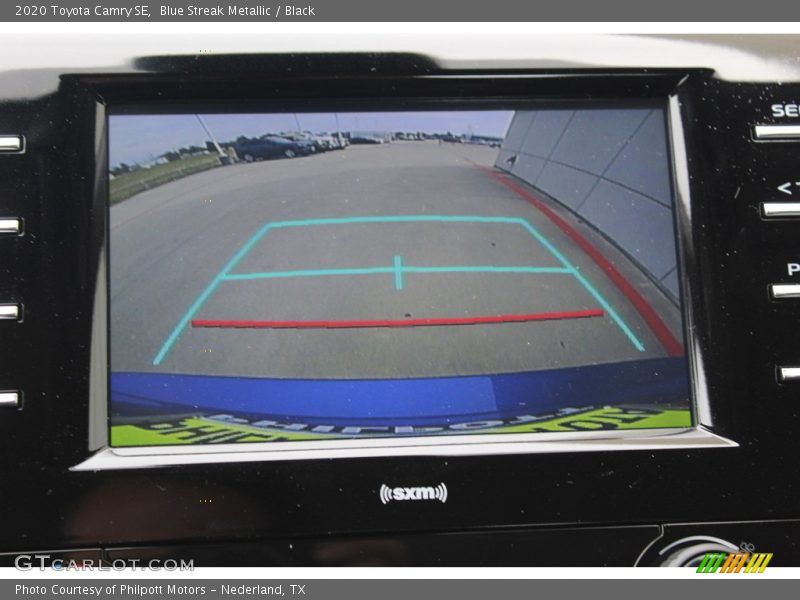 Blue Streak Metallic / Black 2020 Toyota Camry SE