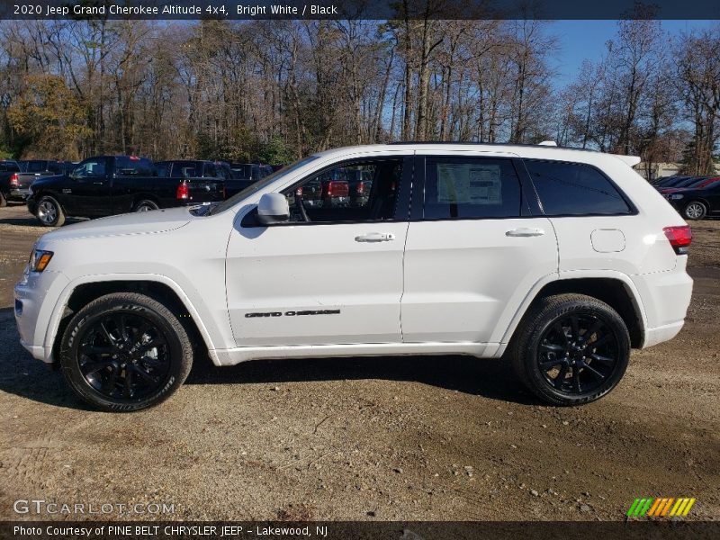 Bright White / Black 2020 Jeep Grand Cherokee Altitude 4x4