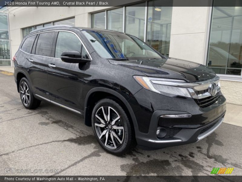 Crystal Black Pearl / Black 2020 Honda Pilot Touring AWD