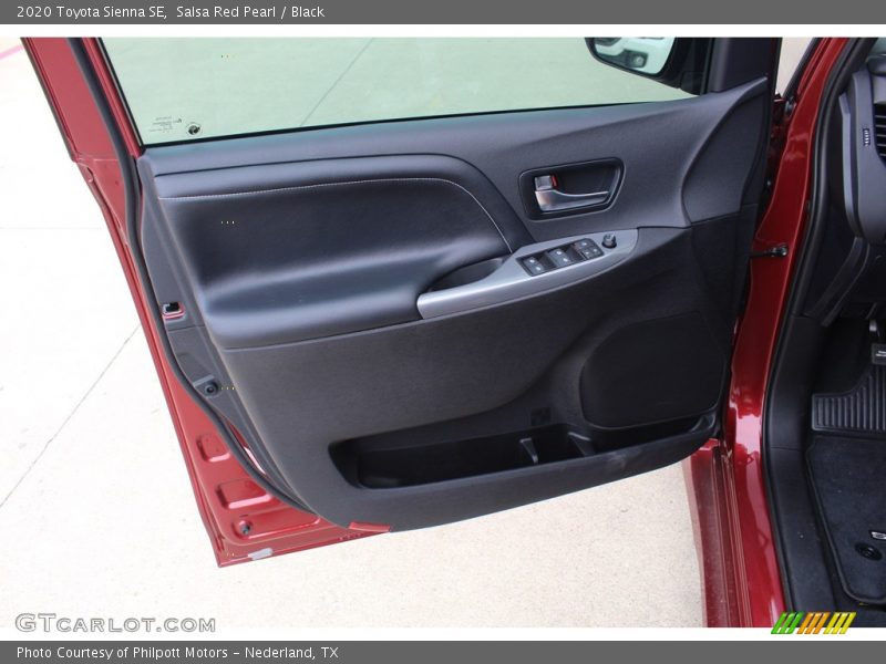 Salsa Red Pearl / Black 2020 Toyota Sienna SE