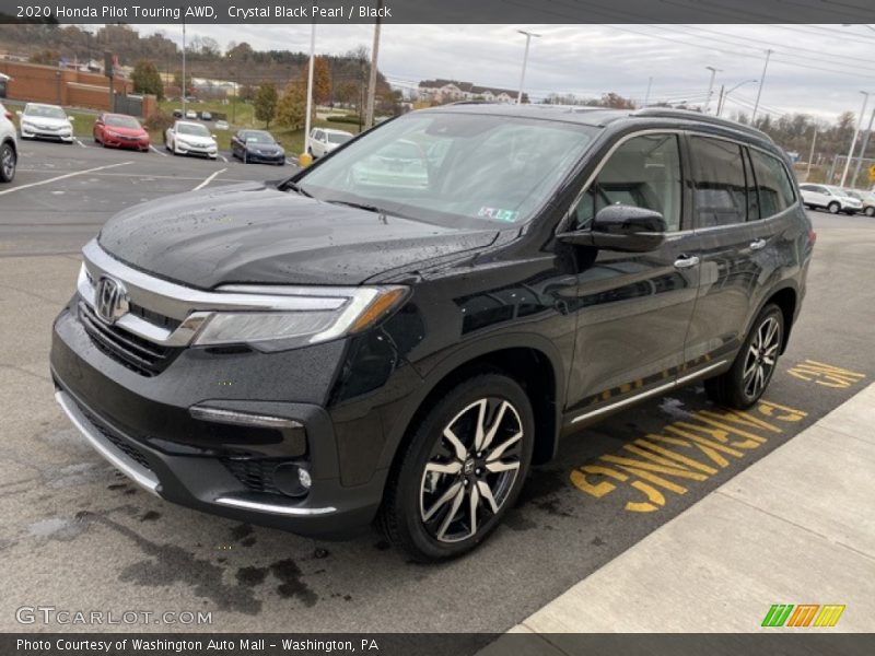 Crystal Black Pearl / Black 2020 Honda Pilot Touring AWD