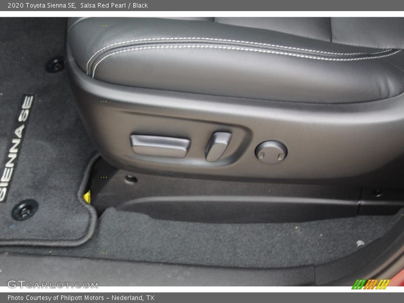 Salsa Red Pearl / Black 2020 Toyota Sienna SE