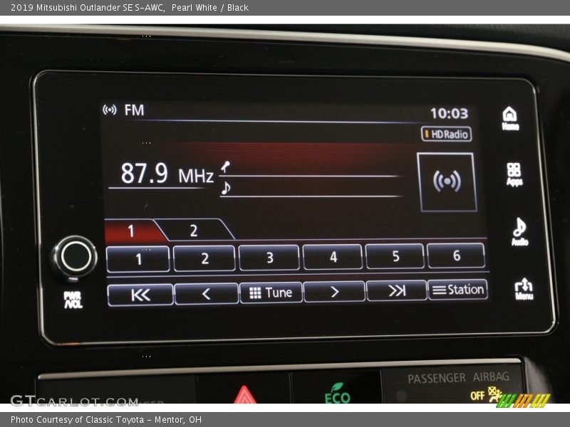 Audio System of 2019 Outlander SE S-AWC