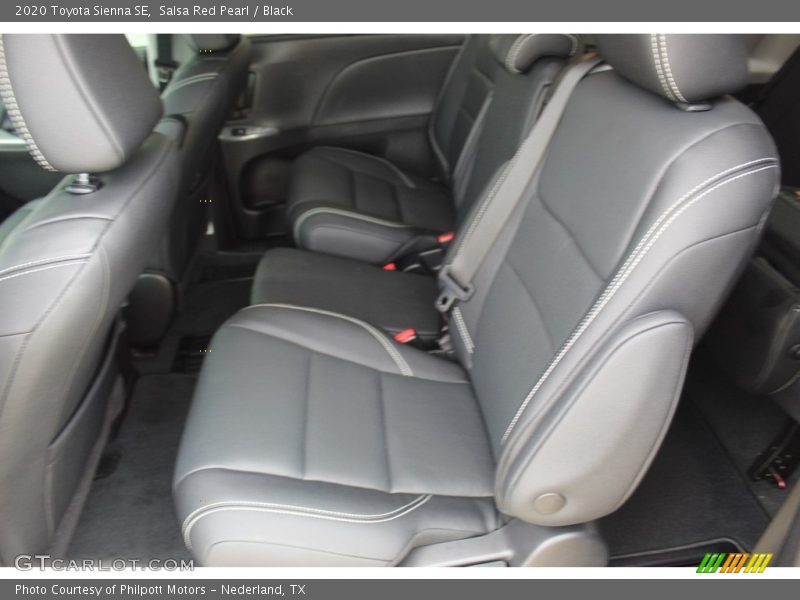 Salsa Red Pearl / Black 2020 Toyota Sienna SE