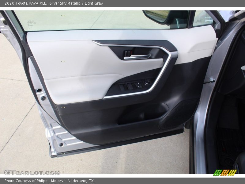 Silver Sky Metallic / Light Gray 2020 Toyota RAV4 XLE