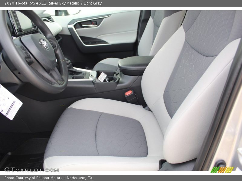 Silver Sky Metallic / Light Gray 2020 Toyota RAV4 XLE