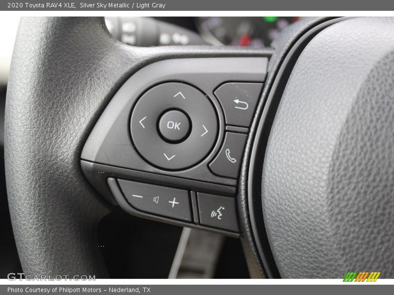 Silver Sky Metallic / Light Gray 2020 Toyota RAV4 XLE