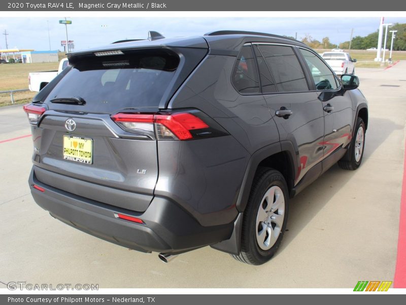 Magnetic Gray Metallic / Black 2020 Toyota RAV4 LE