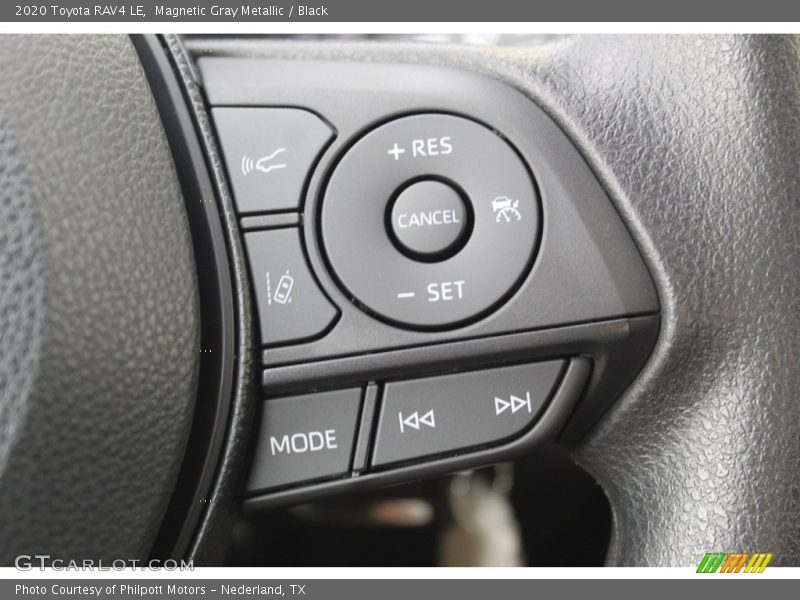 Magnetic Gray Metallic / Black 2020 Toyota RAV4 LE