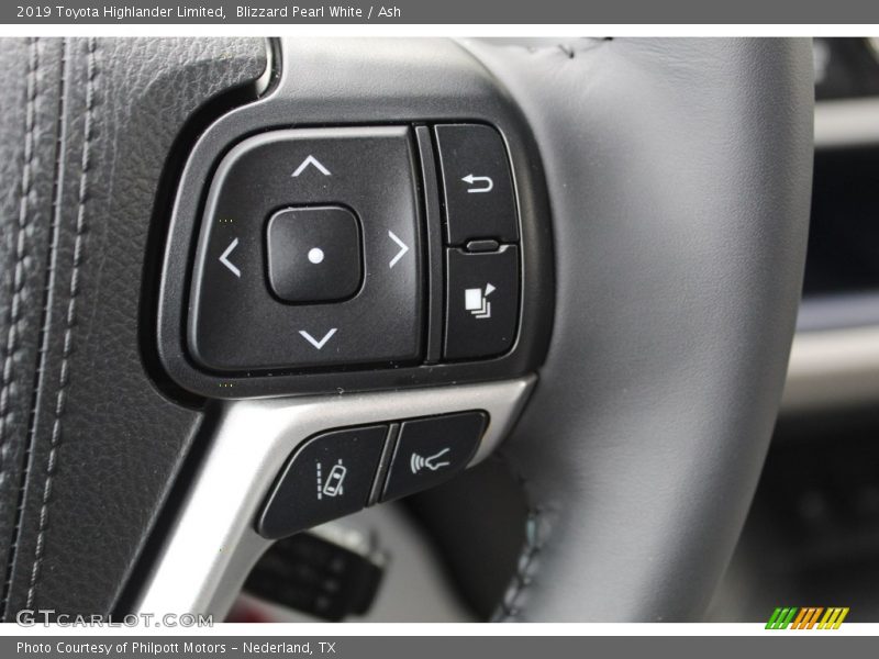 Blizzard Pearl White / Ash 2019 Toyota Highlander Limited