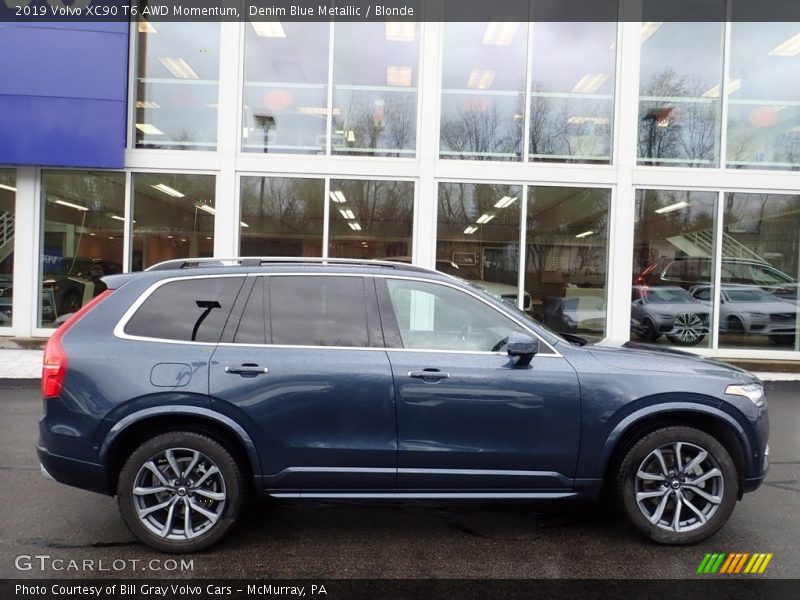  2019 XC90 T6 AWD Momentum Denim Blue Metallic