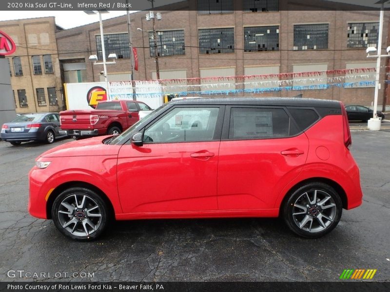 Inferno Red / Black 2020 Kia Soul GT-Line