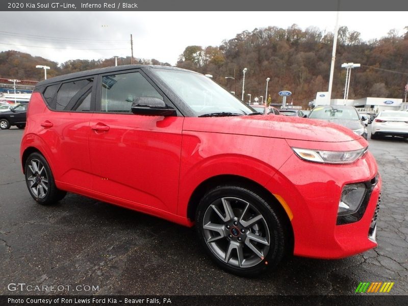 Inferno Red / Black 2020 Kia Soul GT-Line