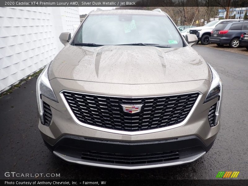 Silver Dusk Metallic / Jet Black 2020 Cadillac XT4 Premium Luxury AWD