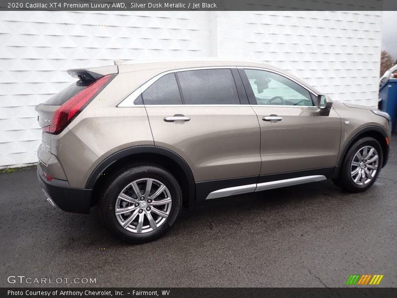 Silver Dusk Metallic / Jet Black 2020 Cadillac XT4 Premium Luxury AWD