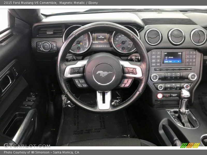 Magnetic Metallic / Ebony 2015 Ford Mustang V6 Convertible