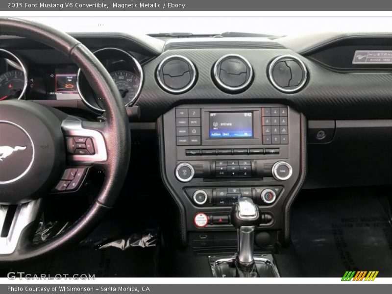 Magnetic Metallic / Ebony 2015 Ford Mustang V6 Convertible