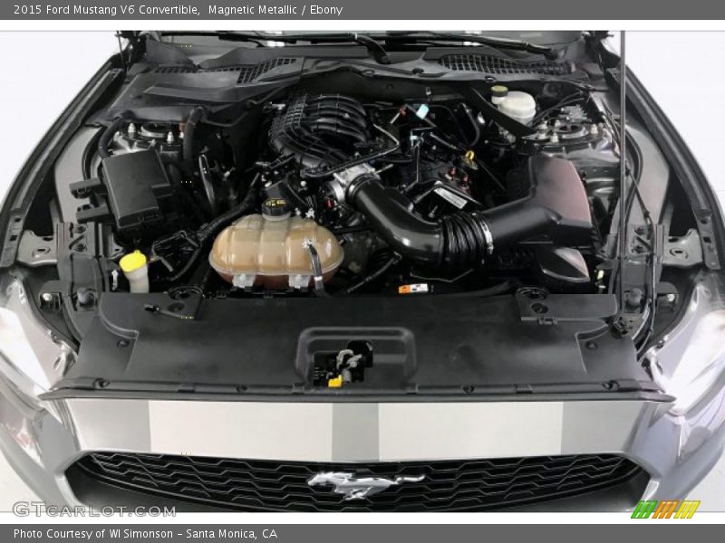 Magnetic Metallic / Ebony 2015 Ford Mustang V6 Convertible
