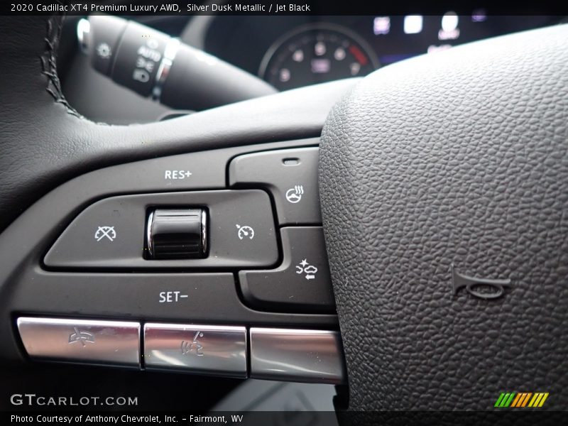 Silver Dusk Metallic / Jet Black 2020 Cadillac XT4 Premium Luxury AWD