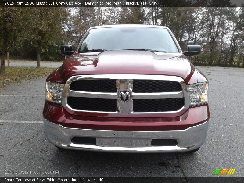 Delmonico Red Pearl / Black/Diesel Gray 2019 Ram 1500 Classic SLT Crew Cab 4x4