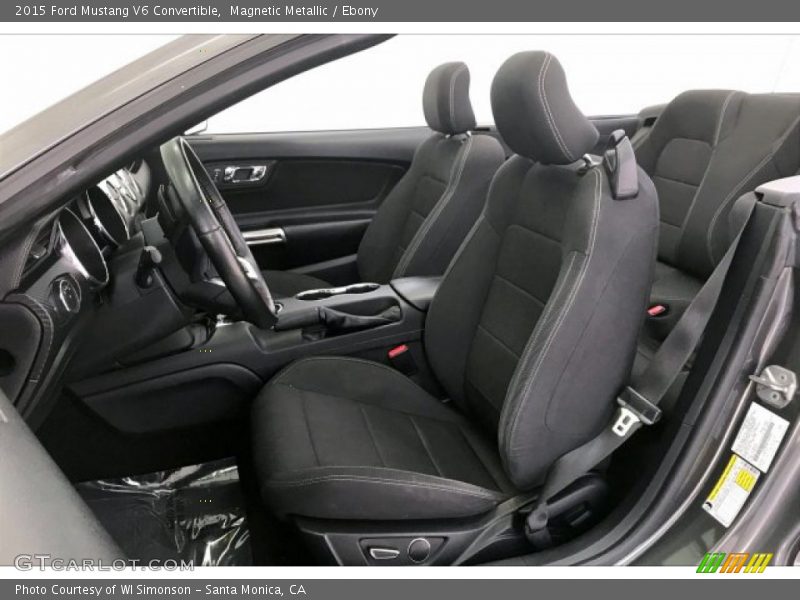 Magnetic Metallic / Ebony 2015 Ford Mustang V6 Convertible