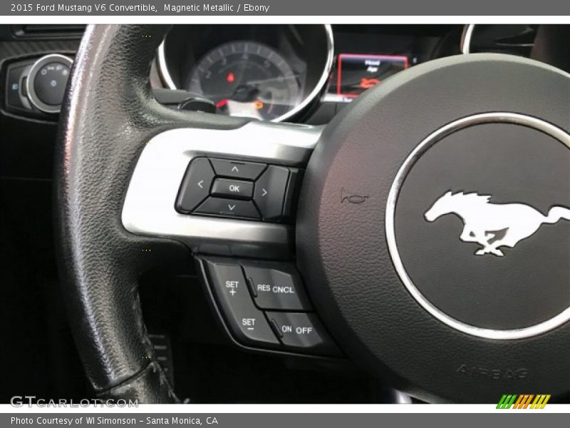 Magnetic Metallic / Ebony 2015 Ford Mustang V6 Convertible