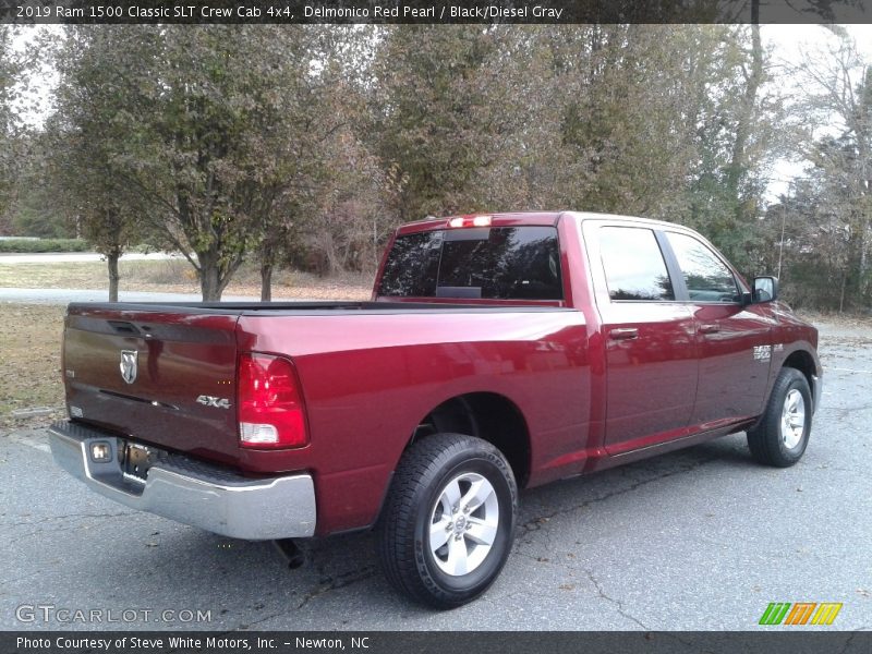 Delmonico Red Pearl / Black/Diesel Gray 2019 Ram 1500 Classic SLT Crew Cab 4x4