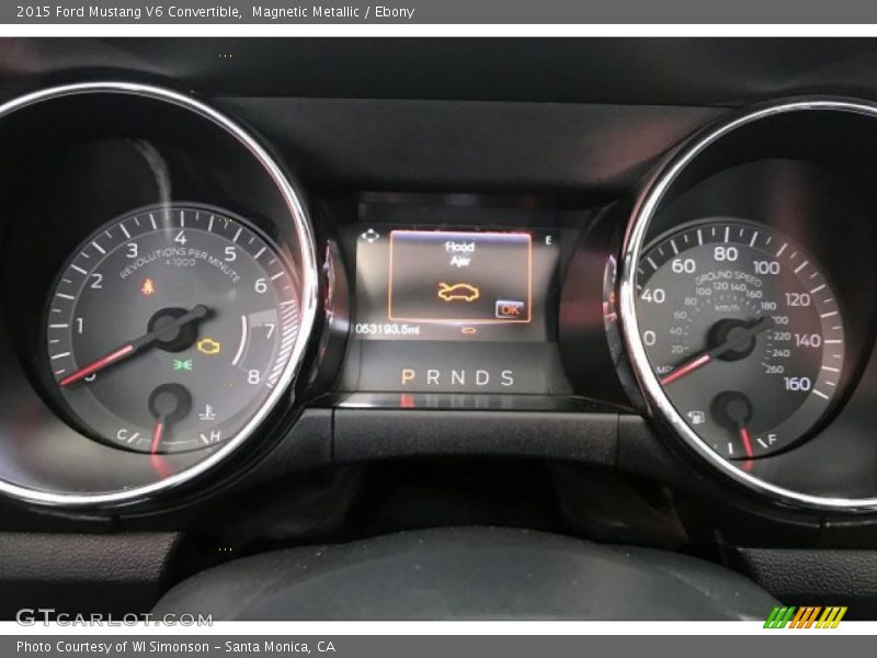 Magnetic Metallic / Ebony 2015 Ford Mustang V6 Convertible
