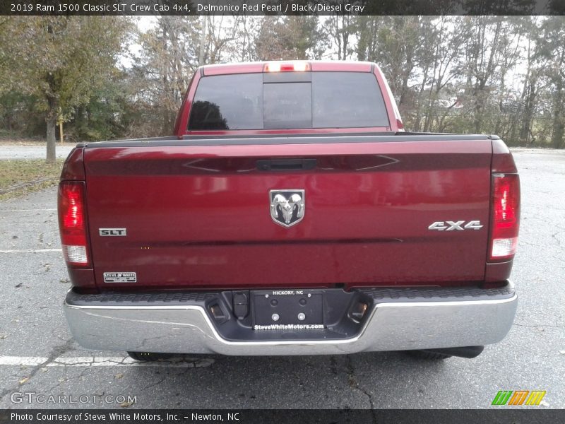 Delmonico Red Pearl / Black/Diesel Gray 2019 Ram 1500 Classic SLT Crew Cab 4x4