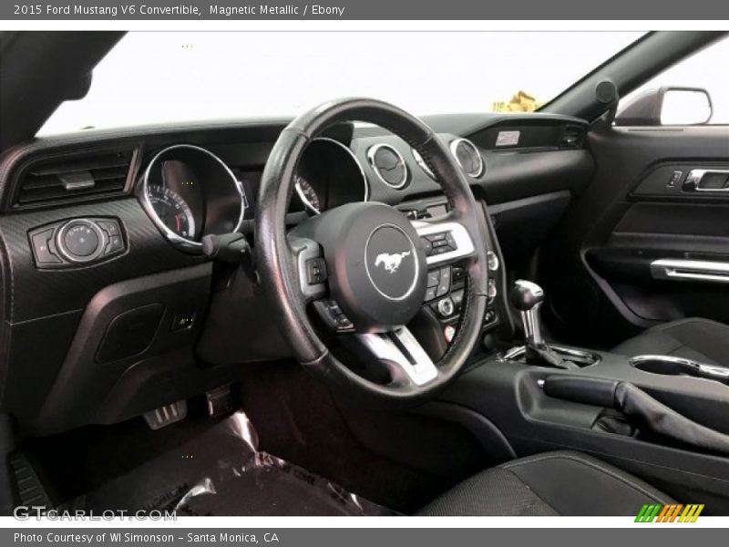 Magnetic Metallic / Ebony 2015 Ford Mustang V6 Convertible