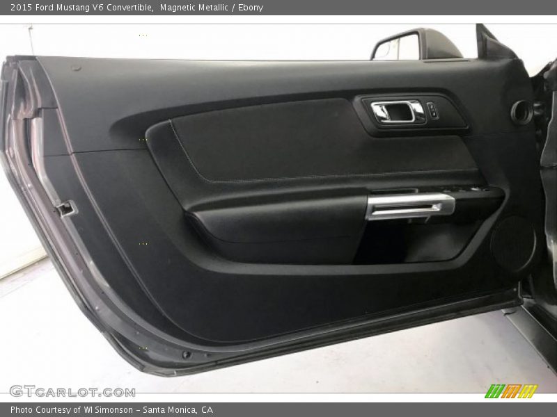 Magnetic Metallic / Ebony 2015 Ford Mustang V6 Convertible