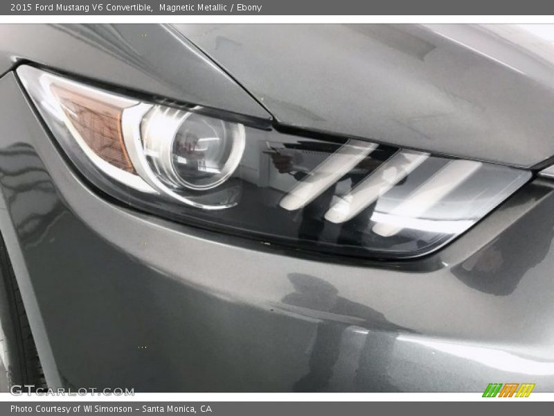 Magnetic Metallic / Ebony 2015 Ford Mustang V6 Convertible