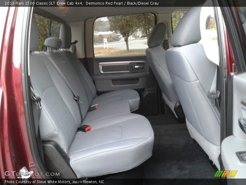 Delmonico Red Pearl / Black/Diesel Gray 2019 Ram 1500 Classic SLT Crew Cab 4x4