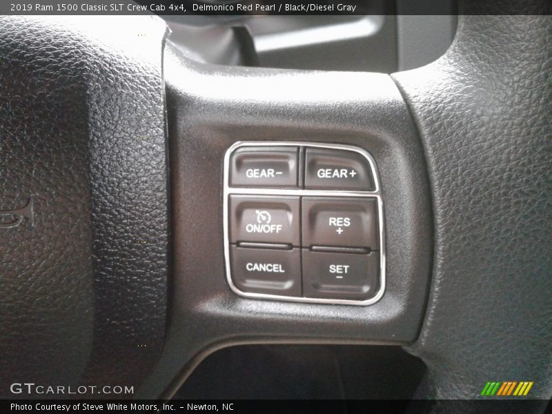 Delmonico Red Pearl / Black/Diesel Gray 2019 Ram 1500 Classic SLT Crew Cab 4x4