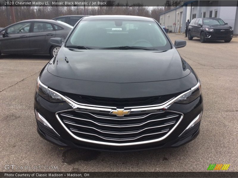 Mosaic Black Metallic / Jet Black 2020 Chevrolet Malibu LS