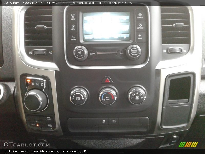 Delmonico Red Pearl / Black/Diesel Gray 2019 Ram 1500 Classic SLT Crew Cab 4x4
