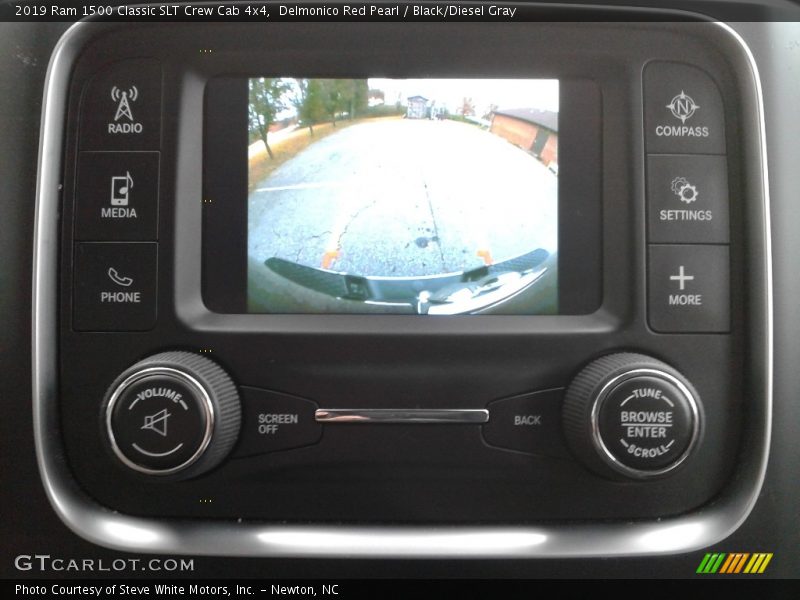 Delmonico Red Pearl / Black/Diesel Gray 2019 Ram 1500 Classic SLT Crew Cab 4x4