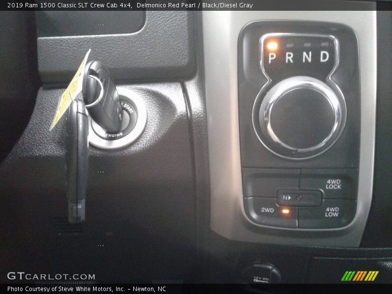 Delmonico Red Pearl / Black/Diesel Gray 2019 Ram 1500 Classic SLT Crew Cab 4x4