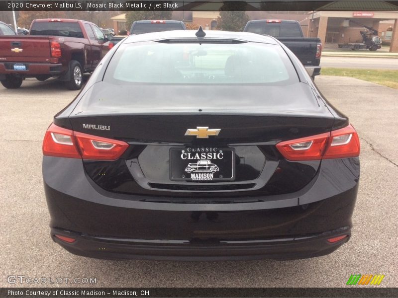 Mosaic Black Metallic / Jet Black 2020 Chevrolet Malibu LS