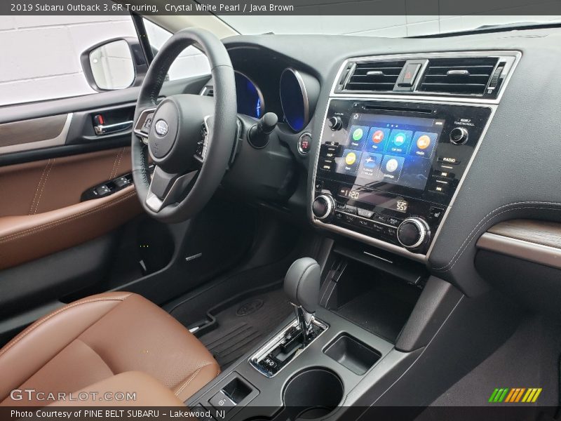 Crystal White Pearl / Java Brown 2019 Subaru Outback 3.6R Touring